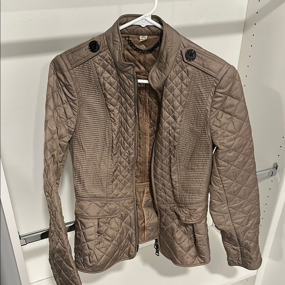 Burberry Quilted Tan Jacket
